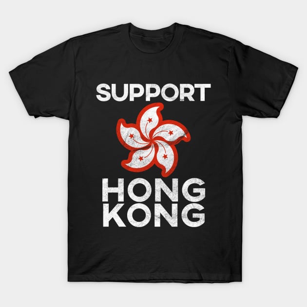 Support Hong Kong T-Shirt by giovanniiiii